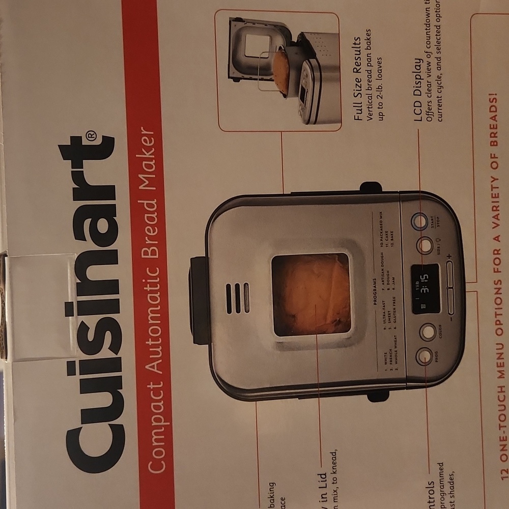 Cuisinart  Automatic  bread maker.
